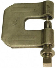 Empire - 3/4" Max Flange Thickness, 3/4" Rod C-Clamp with Locknut - 630 Lb Capacity, 304 Stainless Steel - Americas Tooling