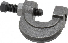 Empire - 3/4" Max Flange Thickness, 3/8" Rod C-Clamp with Locknut - 400 Lb Capacity, Ductile Iron - Americas Tooling