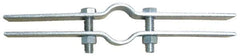 Empire - 1-1/2" Pipe, Electro Galvanized Riser Clamp - 250 Lb Capacity, Carbon Steel - Americas Tooling