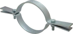 Empire - 6" Pipe, Electro Galvanized Riser Clamp - 1,600 Lb Capacity, Carbon Steel - Americas Tooling