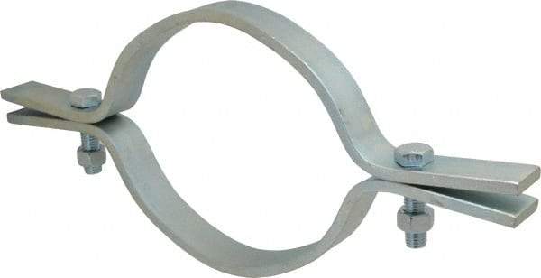 Empire - 8" Pipe, Electro Galvanized Riser Clamp - 2,500 Lb Capacity, Carbon Steel - Americas Tooling