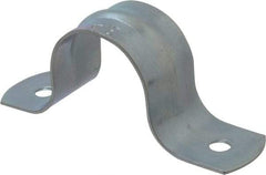 Empire - 3/4 Pipe, Carbon Steel, Galvanized Pipe, Conduit or Tube Strap - 2 Mounting Holes - Americas Tooling