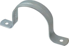 Empire - 3 Pipe, Carbon Steel, Galvanized Pipe, Conduit or Tube Strap - 2 Mounting Holes - Americas Tooling