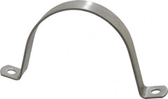 Empire - 4 Pipe, Grade 304 Stainless Steel, Pipe, Conduit or Tube Strap - 2 Mounting Holes - Americas Tooling