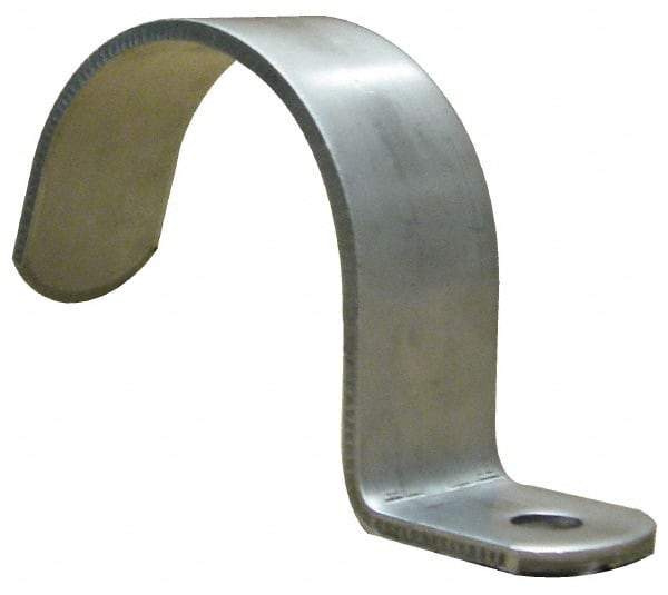 Empire - 1-1/2" Pipe, Grade 304 Stainless Steel," Pipe or Conduit Strap - 1 Mounting Hole - Americas Tooling