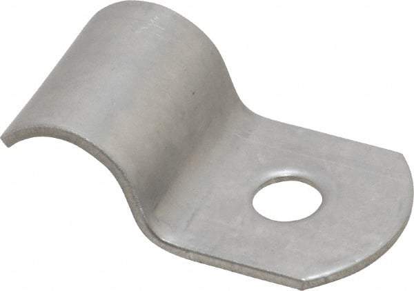 Empire - 1/4" Pipe, Grade 304 Stainless Steel," Pipe or Conduit Strap - 1 Mounting Hole - Americas Tooling