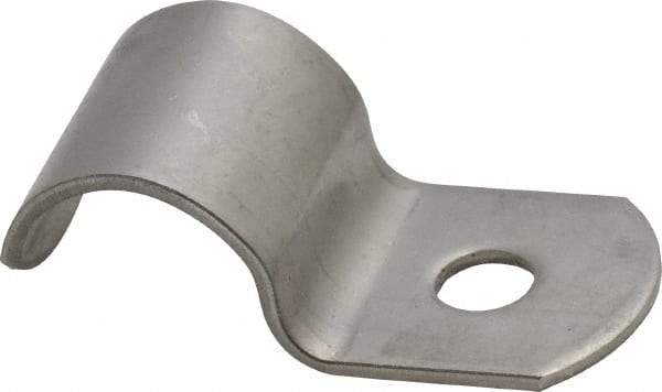 Empire - 3/8" Pipe, Grade 304 Stainless Steel," Pipe or Conduit Strap - 1 Mounting Hole - Americas Tooling