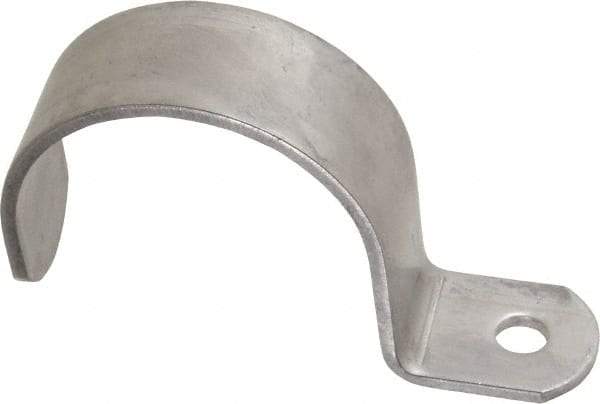 Empire - 2" Pipe, Grade 304 Stainless Steel," Pipe or Conduit Strap - 1 Mounting Hole - Americas Tooling