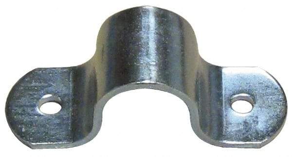 Empire - 4 Pipe, Carbon Steel, Electro Galvanized Pipe or Tube Strap - 4 Mounting Holes - Americas Tooling