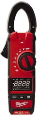 Milwaukee Tool - 2237-20, CAT III, Digital True RMS Clamp Meter with 1.3" Clamp On Jaws - 600 VAC/VDC, 600 AC/DC Amps, Measures Voltage, Capacitance, Continuity, Current, Resistance - Americas Tooling