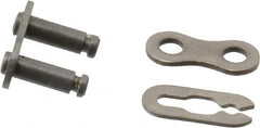 Browning - 1/4" Pitch, ANSI 25, Roller Chain Connecting Link - For Use with Single Strand Chain - Americas Tooling