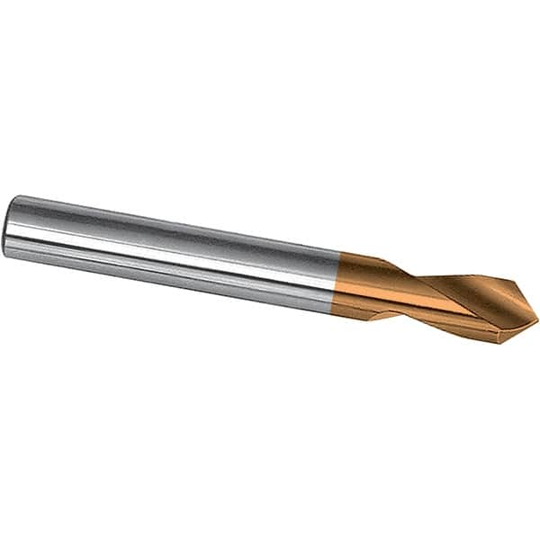 Magafor - 5mm Body Diam, 90°, 2-3/8" OAL, Cobalt Spotting Drill - Americas Tooling