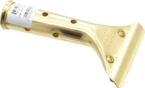 Unger - 5-1/2" Long x 0.8" Diam Metal Handle for Unger Poles - Threaded Connection, Brass - Americas Tooling