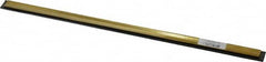 Unger - 16" Rubber Blade Window Washer/Squeegee - Black, Brass Holder - Americas Tooling