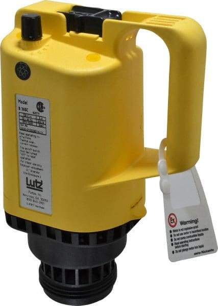 Lutz Pumps - 0.85 HP, Open Drip Proof With Speed Control Drum Pump Motor - For Use With All Lutz Pump Tubes, 120 Volt - Americas Tooling