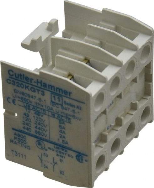 Eaton Cutler-Hammer - Starter Auxiliary Contact - For Use with 10-60A Contactors - Americas Tooling