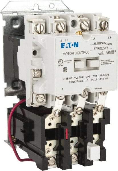 Eaton Cutler-Hammer - 9 Amp, Nonreversible Open Enclosure NEMA Motor Starter - 1 hp at 3 Phase - Americas Tooling