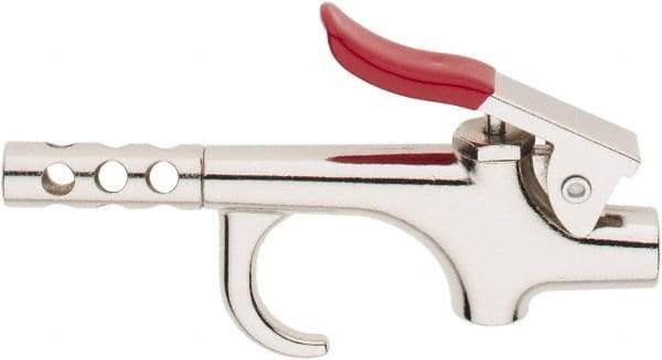 Value Collection - 145 Max psi Safety Booster Thumb Lever Blow Gun - 1/4 NPT, 3" Tube Length, Chrome Plated Zinc - Americas Tooling