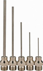 Value Collection - Blow Gun 5 Piece Needle Set - 1/8 MPT, 1-3/16, 1-3/4, 15/16, 2-15/32 & 2-3/4" Long - Americas Tooling