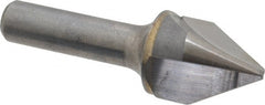 Hertel - 1" Head Diam, 1/2" Shank Diam, 3 Flute 60° Solid Carbide Countersink - Americas Tooling