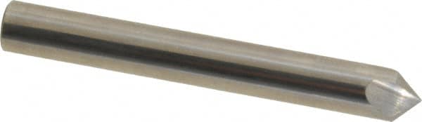 Hertel - 1/4" Head Diam, 1/4" Shank Diam, 3 Flute 90° Solid Carbide Countersink - Americas Tooling