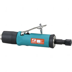 Dynabrade - 1/4" Collet, Straight Handle, Air Straight Die Grinder - 18,000 RPM, Rear Exhaust, 26 CFM, 0.5 hp, 90 psi, 1/4 NPT Inlet - Americas Tooling