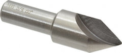 Interstate - 3/4" Head Diam, 1/2" Shank Diam, 1 Flute 60° High Speed Steel Countersink - Americas Tooling