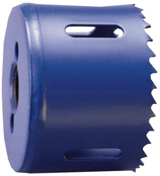 Disston - 2-1/8" Diam, 1-7/8" Cutting Depth, Hole Saw - Bi-Metal Saw, Toothed Edge - Americas Tooling