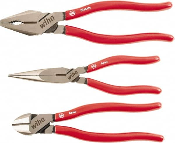 Wiha - 3 Piece Cutting Plier Set - Comes in Box - Americas Tooling