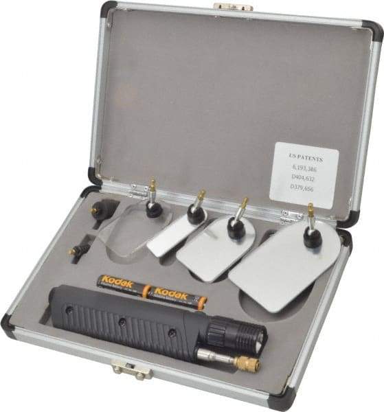 Mayhew - 9 Piece Lighted Retrieving Tool Kit - Contains Acrylic Inspection Mirrors - Americas Tooling