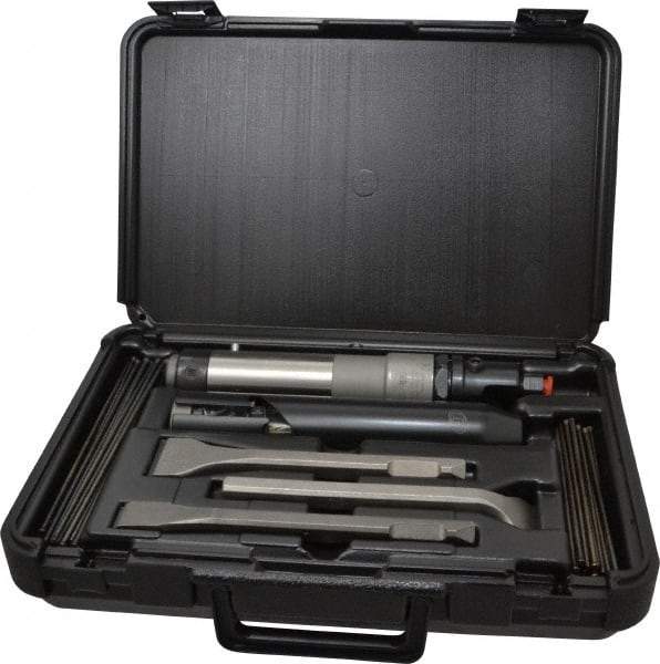 Ingersoll-Rand - 4,000 BPM, 1/4 NPT Inlet, Pneumatic Chiseling Hammer - 9 Inch Long, 368 LPM - Americas Tooling