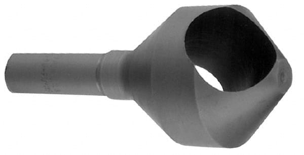 Weldon - 17/64" Head Diam, 1/4" Shank Diam, 82° High Speed Steel Countersink - Americas Tooling