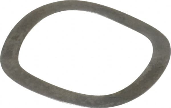 Gardner Spring - 0.719" ID x 0.925" OD, Grade 1074 Steel Wave Disc Spring - 0.01" Thick, 0.066" Overall Height, 0.033" Deflection, 7.5 Lb at Deflection - Americas Tooling