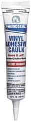 DAP - 5.5 oz Cartridge White Acrylic & Latex Caulk - 180°F Max Operating Temp, 30 min Tack Free Dry Time - Americas Tooling