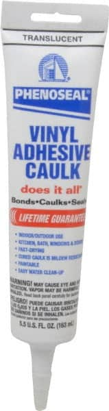 DAP - 5.5 oz Cartridge Clear Acrylic & Latex Caulk - 100°F Max Operating Temp, 20 min Tack Free Dry Time - Americas Tooling