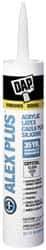 DAP - 10.1 oz Cartridge Clear Acrylic & Latex Caulk - -20 to 180°F Operating Temp, 30 min Tack Free Dry Time - Americas Tooling