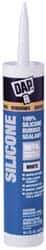 DAP - 10.1 oz Tube White RTV Silicone Joint Sealant - -40 to 400°F Operating Temp, 10 to 20 min Tack Free Dry Time, 24 hr Full Cure Time - Americas Tooling