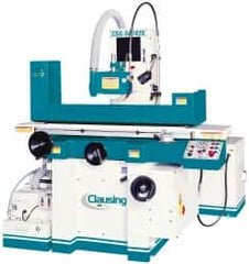 Clausing - 20 Inch Long x 10 Inch Wide Table, 5 to 25 m per Min, 3 Phase, Automatic Floor Machine Surface Grinder - 3 hp, 3,450 RPM Spindle Speed, 230/460 Volts, 95 Inch Overall Length, 1-1/4 Inch Arbor Hole Diameter - Americas Tooling