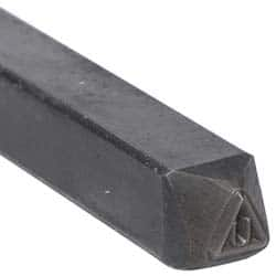 Made in USA - 3/16 Inch Character Size, U within a Triangle, Code Stamp - Steel - Americas Tooling