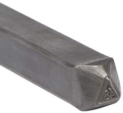 Made in USA - 3/16 Inch Character Size, 48 within a Triangle, Code Stamp - Steel - Americas Tooling