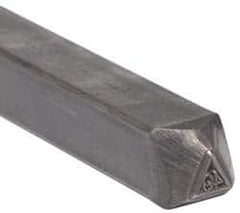 Made in USA - 3/16 Inch Character Size, 49 within a Triangle, Code Stamp - Steel - Americas Tooling