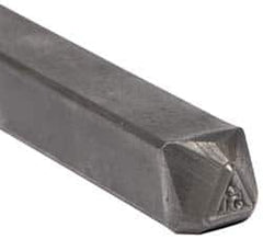 Made in USA - 3/16 Inch Character Size, 51 within a Triangle, Code Stamp - Steel - Americas Tooling