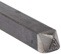 Made in USA - 3/16 Inch Character Size, 54 within a Triangle, Code Stamp - Steel - Americas Tooling