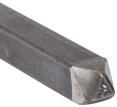 Made in USA - 3/16 Inch Character Size, 63 within a Triangle, Code Stamp - Steel - Americas Tooling