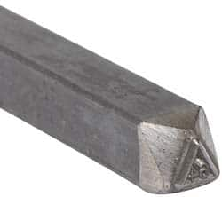 Made in USA - 3/16 Inch Character Size, 64 within a Triangle, Code Stamp - Steel - Americas Tooling