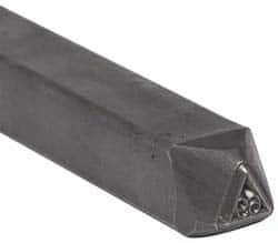 Made in USA - 3/16 Inch Character Size, 69 within a Triangle, Code Stamp - Steel - Americas Tooling