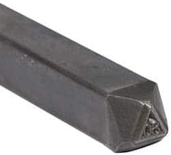 Made in USA - 3/16 Inch Character Size, 80 within a Triangle, Code Stamp - Steel - Americas Tooling