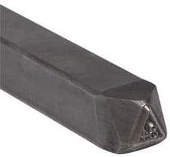 Made in USA - 3/16 Inch Character Size, 84 within a Triangle, Code Stamp - Steel - Americas Tooling