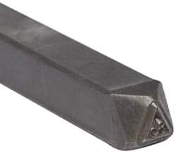 Made in USA - 3/16 Inch Character Size, 85 within a Triangle, Code Stamp - Steel - Americas Tooling