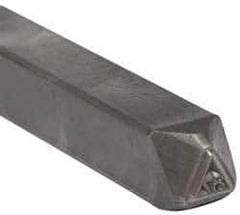 Made in USA - 1/4 Inch Character Size, 87 within a Triangle, Code Stamp - Steel - Americas Tooling